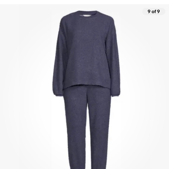 Secret Treasures 2 PC Pajama Set Dark Iris Blue Long Sleeves Crewneck XL NEW - Picture 10 of 10